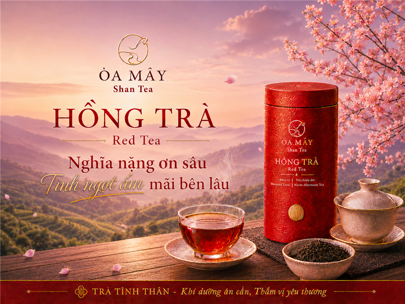 HỒNG TRÀ - ỎA MÂY Shan Tea