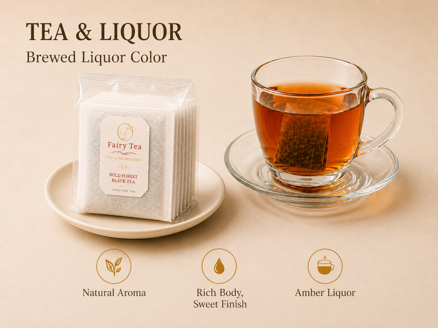 Fairy Tea - Khi pha nước trà trong, màu hổ phách ấm