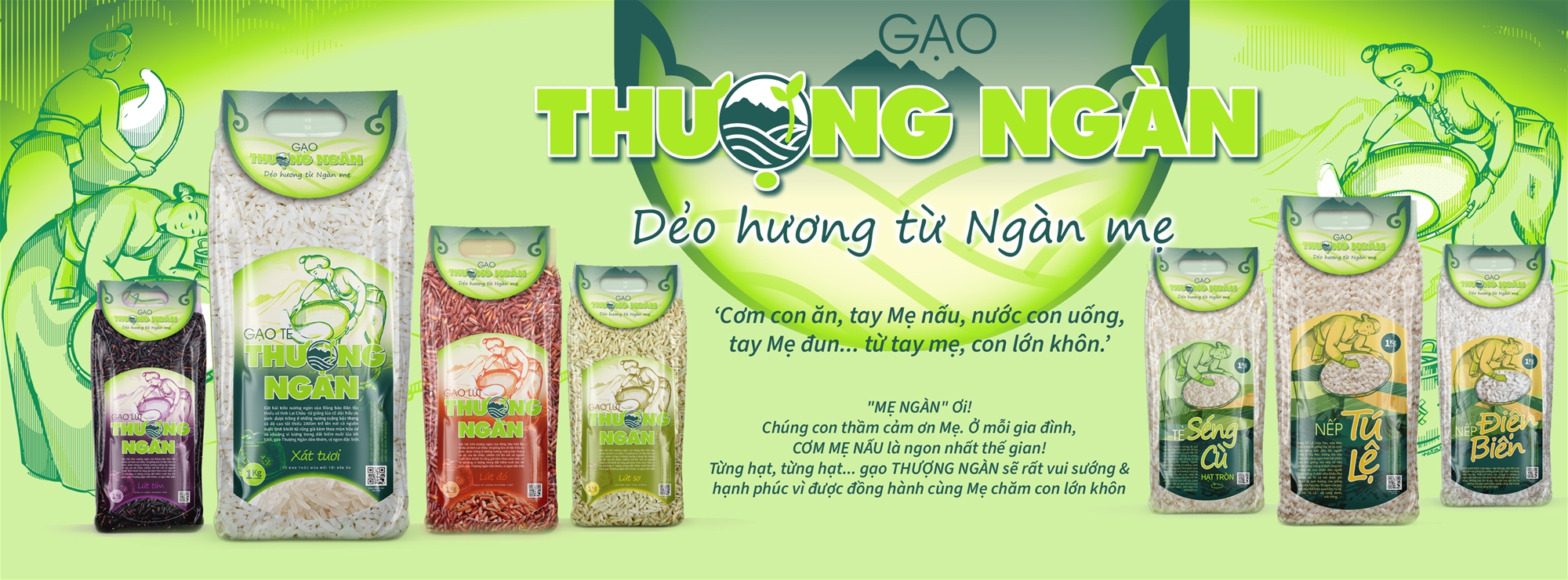 Gạo THƯỢNG NGÀN, Dẻo hương từ ngàn mẹ!